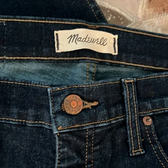 Madewell 10” High Riser Skinny Skinny Jean Dark Wash Size 29 - Picture 5 of 5